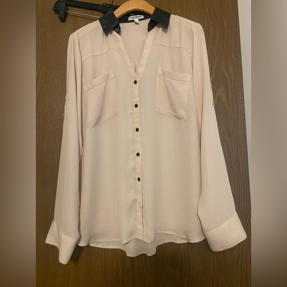 Worn once or twice to work-silky blouse